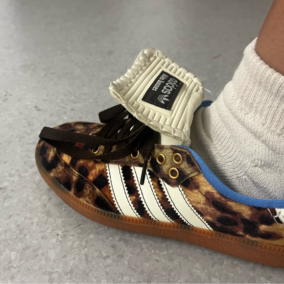 adidas gazelle silver green womens Adidas x Wales Bonner Pony Leo Samba Shoes main image 0